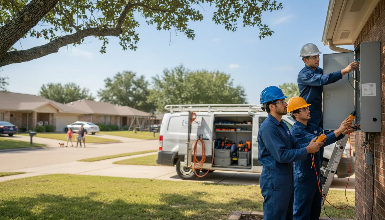 Certified electrician providing emergency electrical services in Clarion, IA